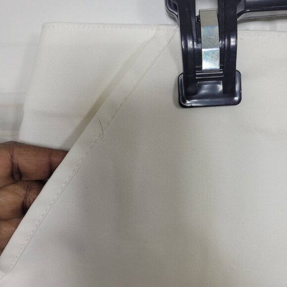 NWT Boston Proper Rio White Zip Front 5-Inch Shorts Size 8 Cotton Stretch - Picture 6 of 9